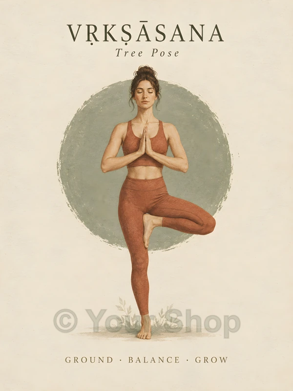 Make your previews yours Tree Pose example